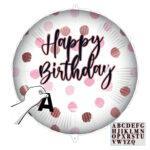 Balon folie Pink Party, 45 cm