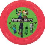 Farfurie reutilizabila 21cm Minecraft