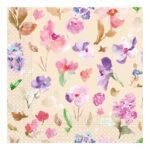 Set 20 servetele party Flowers 33x33cm