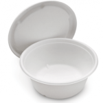 Set 50 boluri supa biodegradabile, capac inclus, 600ml