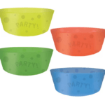 Set 4 boluri color, reutilizabile, Ø12cm