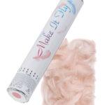 Tun confetti 27cm cu pene roz