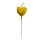 Lumanare inima aurie, 11cm