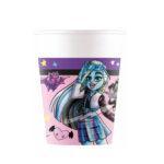 Set 8 pahare party Monster High, 200ml