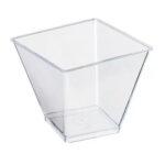 Set 50 cupe pagoda transparente 200cc + 50 capace