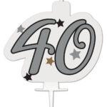 Lumanare party aniversare 40 ani