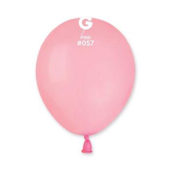 100 baloane rotunde 13 cm roz bubblegum