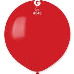 Balon jumbo rosu inchis 48 cm