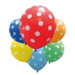 Set 6 baloane asortate, buline, 28 cm