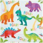 Set 20 servetele party Dino Party, 33 x 33 cm