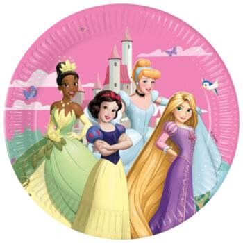 Set 8 farfurii party 23 cm Princess World