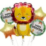 Kit 5 baloane Jungle Happy Birthday