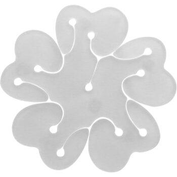 Suport pentru baloane, forma floare, 2 straturi, pentru 11 baloane, 8x8cm.