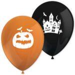 Set 8 baloane party Halloween, 28cm
