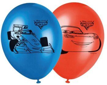 Set 8 baloane party Cars Ice, 28cm