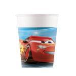 Set 8 pahare carton Cars 200 ml