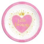 Set 8 farfurii party 23 cm Little Princess