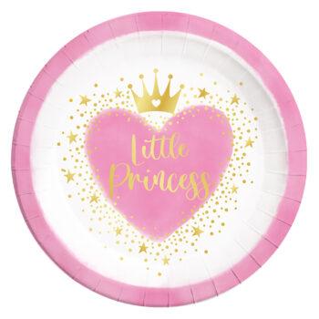 Set 8 farfurii party 23 cm Little Princess