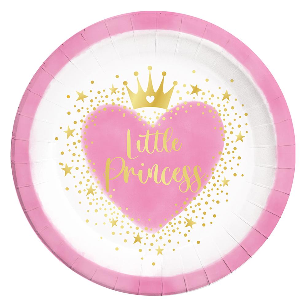 Set 8 farfurii party 23 cm Little Princess Set 8 farfurii party 23 cm Little Princess