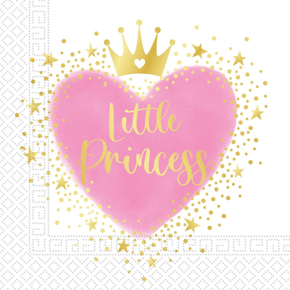 96478 Set 20 servetele party Little Princess, 33x33cm
