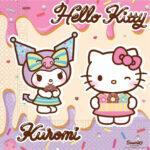 Set 20 servetele party Hello Kitty & Kuromi