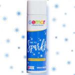 Adaugă strălucire petrecerii tale cu spray-ul Gemar Time to Sparkle 500 ml. Perfect pentru baloane, decoruri sau momente speciale!