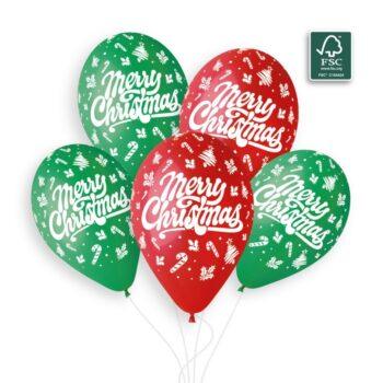 14 baloane party Merry Christmas