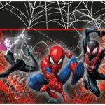 Fată de masă Spiderman Webs 120x180cm – decor petrecere copii cu Spiderman