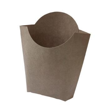 cutie medie kraft pentru cartofi prăjiți 90×50×130 mm