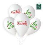 Set 14 baloane party Oh-Oh Crăciun Fericit, 33 cm