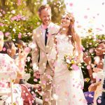 Tun confetti 60 cm confetti, inimioare si paiete roz-auriu