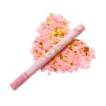 Tun confetti 60 cm confetti, inimioare si paiete roz-auriu