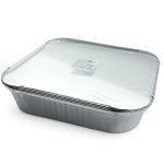 Set 4 tavite aluminiu plus capace, dimensiune 23x23cm, capacitate 2.18 ltr.