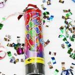 Mini Tun Confetti 15cm – Folie Colorată & Panglici, Distracție Instantă la Petreceri