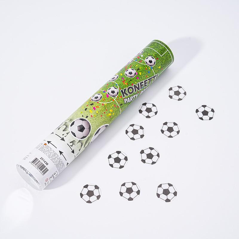 Tun confetti mingi fotbal 30cm cu activare prin răsucire, confetti tematic fotbal pentru petreceri copii și evenimente sportive. Tun confetti mingi fotbal 30cm cu activare prin răsucire, confetti tematic fotbal pentru petreceri copii și evenimente sportive.