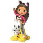 Balon folie figurina 3D Gabby, 33x78cm