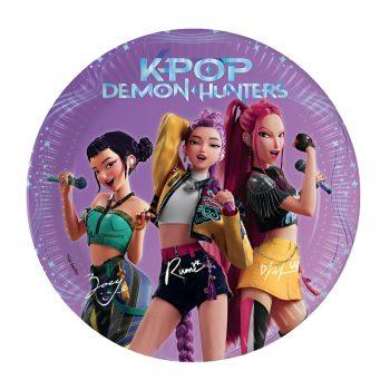 Set 8 farfurii party K-Pop din carton, diametru 20 cm, design modern și colorat