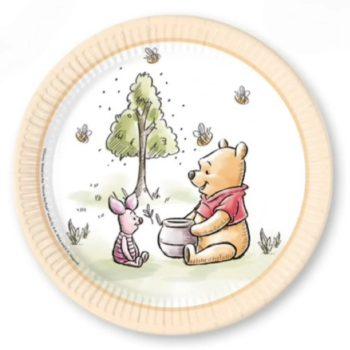 Set 8 farfurii party 23 cm Winnie the Pooh