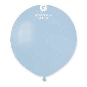 Balon jumbo 48 cm bleu pudra