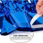 Perdea decorativa franjuri albastre, 100x200cm - imagine 4