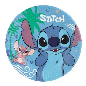 Set 8 farfurii party 20 cm Stitch