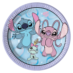 Set 8 farfurii party 23 cm Stitch Angel Cute