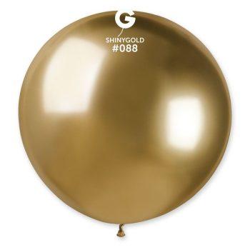 Balon jumbo chrome auriu 80 cm