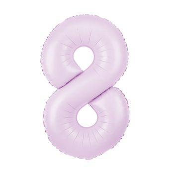 Balon folie figurina lila cifra 8, 100cm