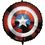 Balon folie 45 cm Scut Captain America - Avengers