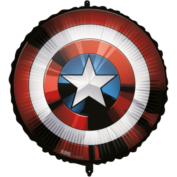 Balon folie 45 cm Scut Captain America - Avengers