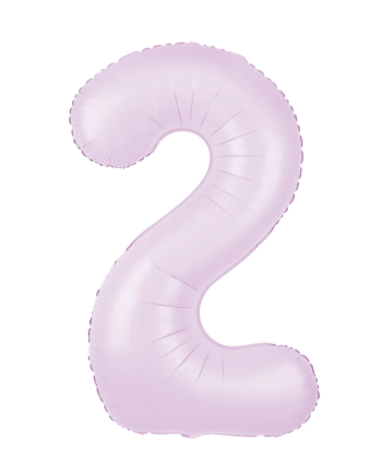 Balon folie figurina lila cifra 2, 100cm