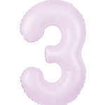 Balon folie figurina lila cifra 3, 100cm