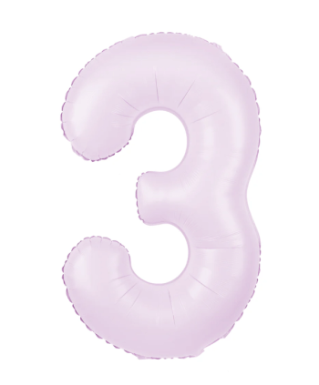 Balon folie figurina lila cifra 3, 100cm