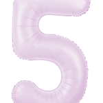 Balon folie figurina lila cifra 5, 100cm